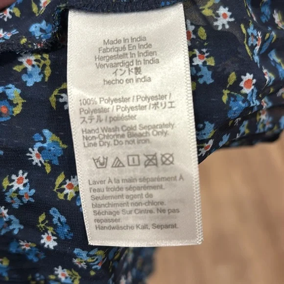 Madewell Plisse Dress. Size L. - Picture 10 of 10